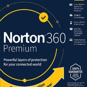 Norton 360 Premium | 10 Devices - 1 Year | 75GB Cloud Storage